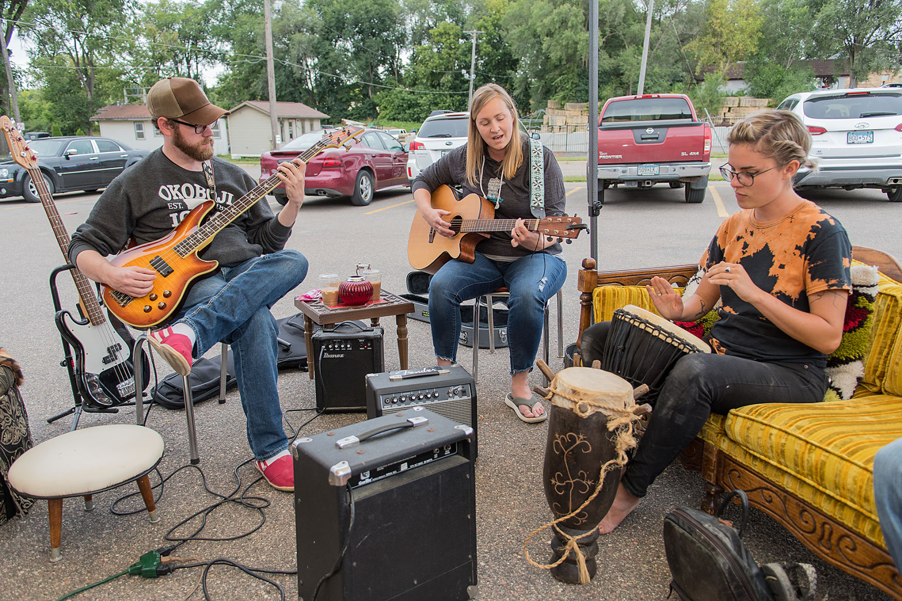 PORCH FEST| Playing music in Old Town